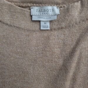 Talbots Cashmere Blend Sweater - Warm Brown